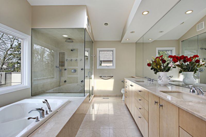 Wide Double Shower